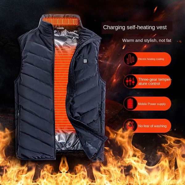 heating men's korean warm vest style fashionable warm vest heating 2020 new winter cotton coat, Black;white
heating men's korean warm vest style fashionable warm vest heating 2020 new winter cotton coat, Black;white