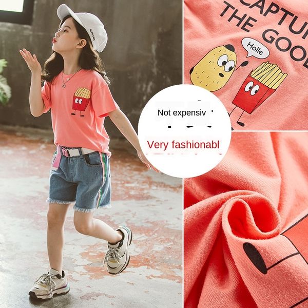 lv9pn summer clothes clothing 2020 new girls short-sleeved t-shirt cotton half-sleeved big clothes children's clothing t-shirt children, Blue
lv9pn summer clothes clothing 2020 new girls short-sleeved t-shirt cotton half-sleeved big clothes children's clothing t-shirt children, Blue