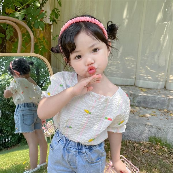 mjzlc cotton girl radish embroidery doll shirt children's short sleeve t-shirt baby cartoon children's clothing 2020 clothes doll, White;black
mjzlc cotton girl radish embroidery doll shirt children's short sleeve t-shirt baby cartoon children's clothing 2020 clothes doll, White;black