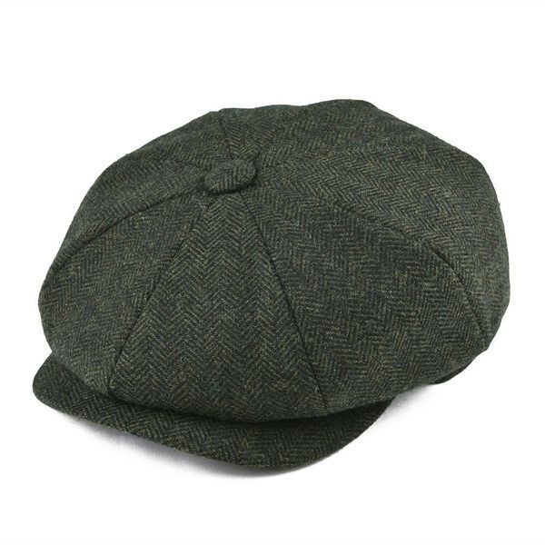 botvela wool tweed newsboy cap herringbone men women classic retro hat with soft lining driver cap black brown green 005 t200104, Blue;gray
botvela wool tweed newsboy cap herringbone men women classic retro hat with soft lining driver cap black brown green 005 t200104, Blue;gray