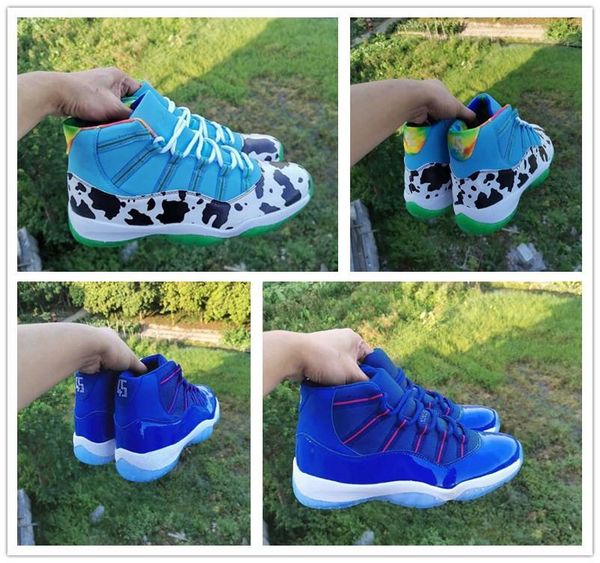 2020 new 11 11s men basketball shoes chunky dunky milk cow jumpman trainers royal blue red mens sneakers zapatos size us 8-13, White;red
2020 new 11 11s men basketball shoes chunky dunky milk cow jumpman trainers royal blue red mens sneakers zapatos size us 8-13, White;red