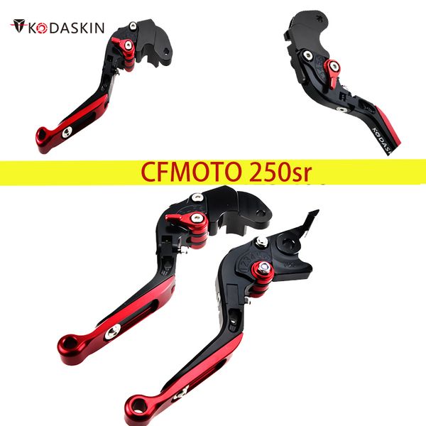 motorcycle folding extendable brake clutch modified adjustable levers for cfmoto 250sr 250 sr
motorcycle folding extendable brake clutch modified adjustable levers for cfmoto 250sr 250 sr