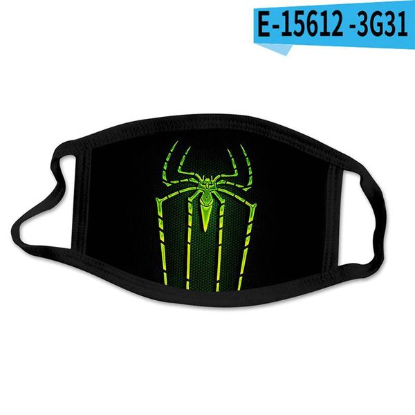 spider man into spider verse 3d printing designer face mask cotton reusable face masks out door sport riding masks qqds bwyxl