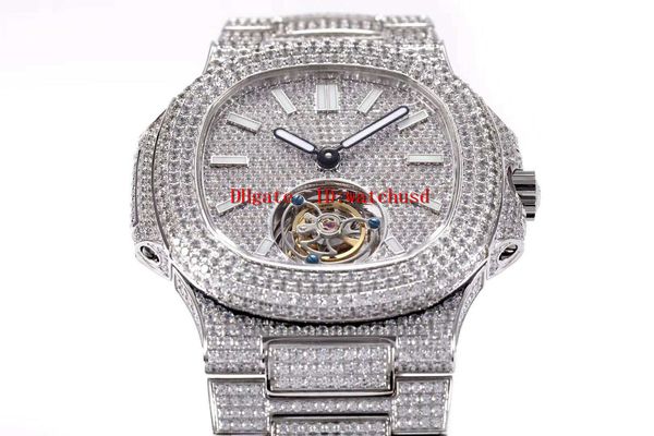 new tourbillon mens wristwatch full diamond wristwatch stainless steel luxury watches swiss automatic mechanical transparent case back, Slivery;brown
new tourbillon mens wristwatch full diamond wristwatch stainless steel luxury watches swiss automatic mechanical transparent case back, Slivery;brown