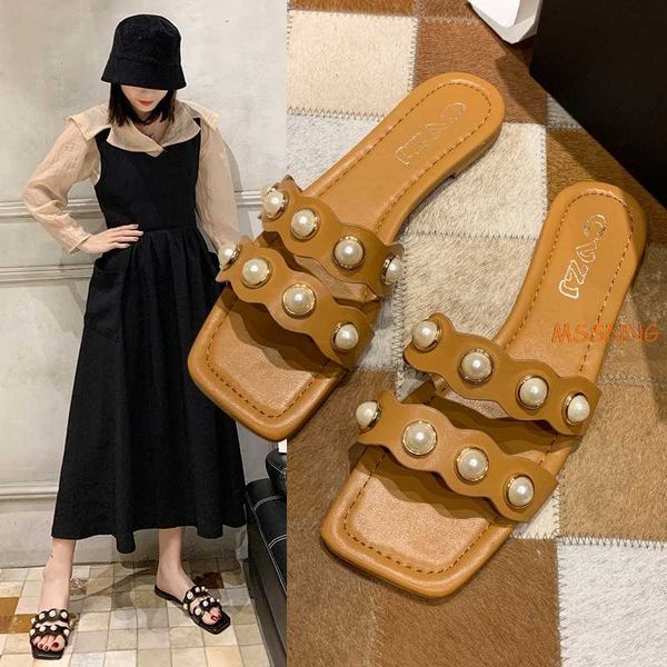 string bead shoes women summer slippers women pearl decoration slides flat slippers elegant slides, Black
string bead shoes women summer slippers women pearl decoration slides flat slippers elegant slides, Black
