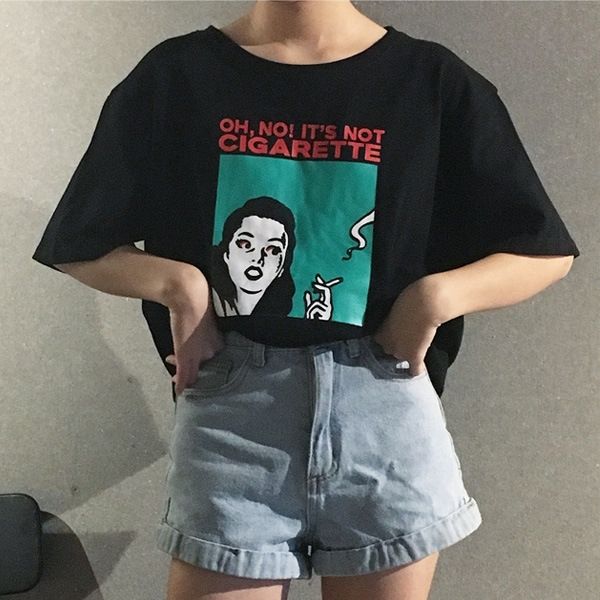 ryvk3 2020 summer new women's coat t-shirt wear korean style contrast color cartoon character letter loose short sleeve t-shirt female, White
ryvk3 2020 summer new women's coat t-shirt wear korean style contrast color cartoon character letter loose short sleeve t-shirt female, White