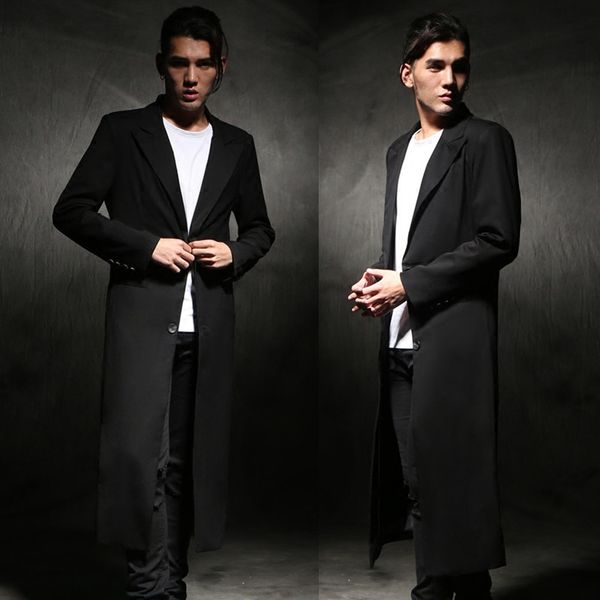 2020 avant garde trendy men's edge single-breasted lapel long sleeve slim suit overcoat jacket parka trench coat outwear, Tan;black
2020 avant garde trendy men's edge single-breasted lapel long sleeve slim suit overcoat jacket parka trench coat outwear, Tan;black