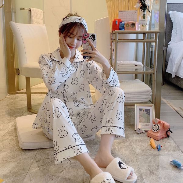 autumn and pajamas trousers new long-sleeved trousers rabbit cartoon cute home clothes sleeping suit, Blue;red
autumn and pajamas trousers new long-sleeved trousers rabbit cartoon cute home clothes sleeping suit, Blue;red