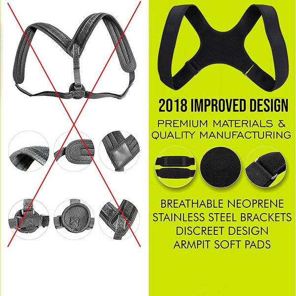 newly posture corrector clavicle fracture support back shoulder straighten brace belt bn99, Black;blue
newly posture corrector clavicle fracture support back shoulder straighten brace belt bn99, Black;blue