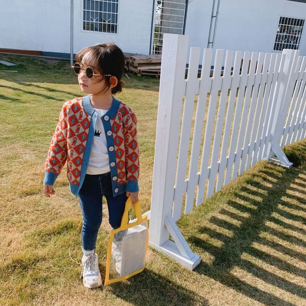 autumn doll children's clothing sweater 2020 new children's clothing girls korean doll pattern sweater knitted cardigan, Blue
autumn doll children's clothing sweater 2020 new children's clothing girls korean doll pattern sweater knitted cardigan, Blue