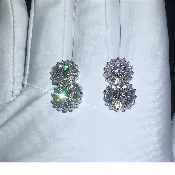 flower shape drop earring white gold filled princess cut 5a cz engagement wedding dangle earrings for women jewelry, Golden;silver
flower shape drop earring white gold filled princess cut 5a cz engagement wedding dangle earrings for women jewelry, Golden;silver