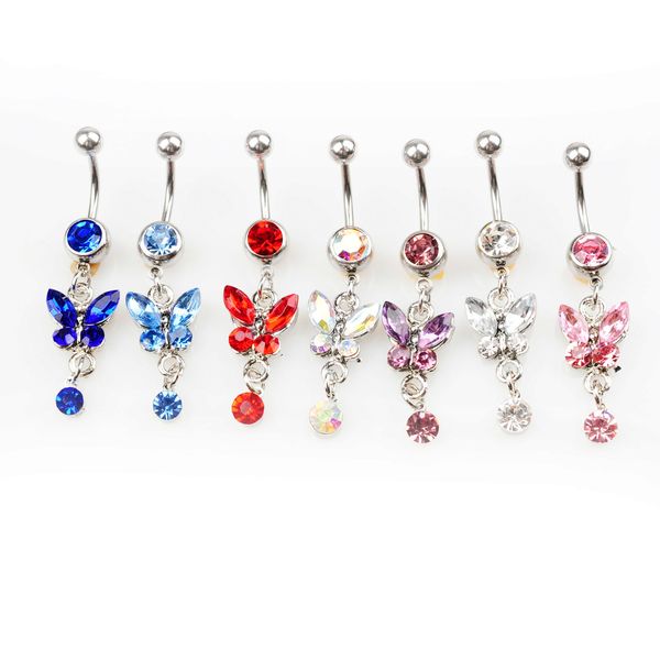 d0347( 6 colors ) mix colors belly button navel rings body piercing jewelry dangle accessories fashion charm butterfly 20pcs/lot, Silver
d0347( 6 colors ) mix colors belly button navel rings body piercing jewelry dangle accessories fashion charm butterfly 20pcs/lot, Silver