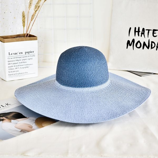straw women's summer korean style sun-proof color matching sun beach for seaside holiday uv-proof sunscreen straw sunscreen hat hat, Blue;gray
straw women's summer korean style sun-proof color matching sun beach for seaside holiday uv-proof sunscreen straw sunscreen hat hat, Blue;gray