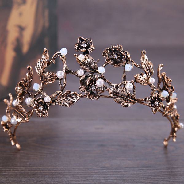 vintage crown wedding hair accessories crystal pearl headdress and crown bride queen jewelry party, Golden;silver
vintage crown wedding hair accessories crystal pearl headdress and crown bride queen jewelry party, Golden;silver