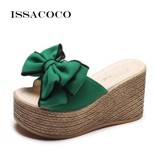 issacoco women summer mid heel butterfly-knot slippers women non-slip breathable indoor slippers zapatos mujer, Black
issacoco women summer mid heel butterfly-knot slippers women non-slip breathable indoor slippers zapatos mujer, Black