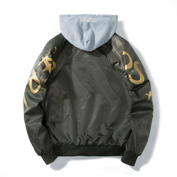 japan woman mens and hooded bomber jacket fashion print outwear men's clothes thin coat baseball jackets detachable cap, Black;brown
japan woman mens and hooded bomber jacket fashion print outwear men's clothes thin coat baseball jackets detachable cap, Black;brown