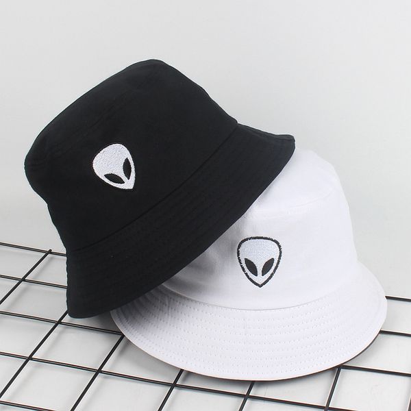 embroidered alien foldable bucket hat beach sun hat street headwear outdoor fishermancap men and woman hat, Blue;gray
embroidered alien foldable bucket hat beach sun hat street headwear outdoor fishermancap men and woman hat, Blue;gray