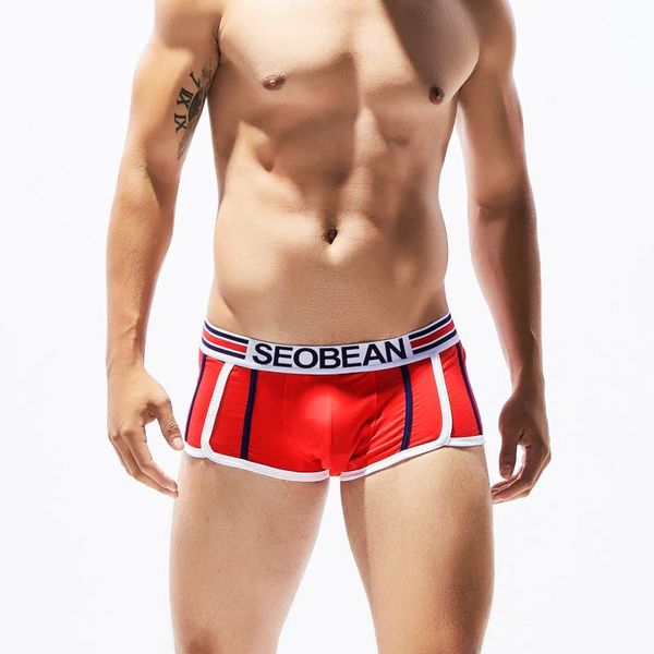 2020 new style seobean men's underwear pure cotton boxer shorts low waist trunks underwear, Black;white
2020 new style seobean men's underwear pure cotton boxer shorts low waist trunks underwear, Black;white
