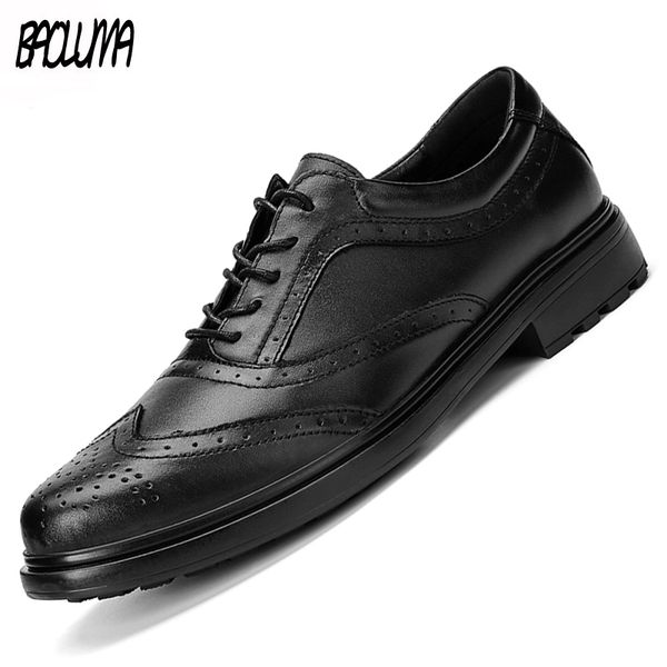 trend men's formal shoes genuine leather men's dress shoes comfortable breathable men business classic men wedding, Black
trend men's formal shoes genuine leather men's dress shoes comfortable breathable men business classic men wedding, Black
