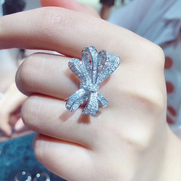 original fashion jewelry 925 sterling silver wedding rings for women with bownot cz diamond engagement ring wholesale, Slivery;golden
original fashion jewelry 925 sterling silver wedding rings for women with bownot cz diamond engagement ring wholesale, Slivery;golden