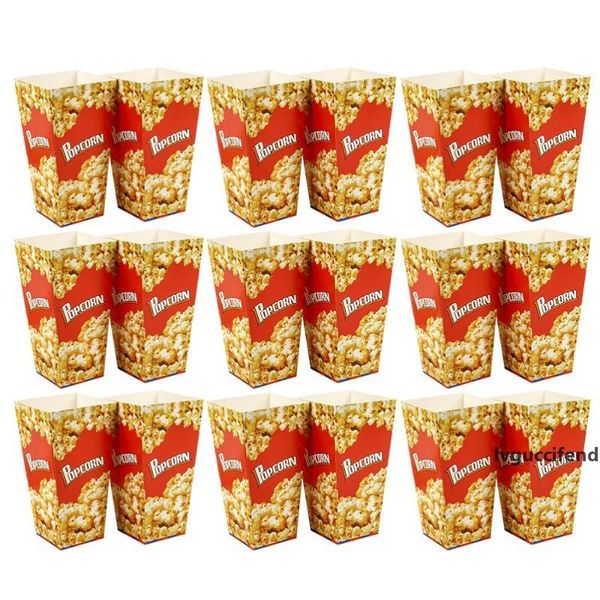 100pcs paper popcorn box portable snack candy box case popcorn storage container for home shop
100pcs paper popcorn box portable snack candy box case popcorn storage container for home shop