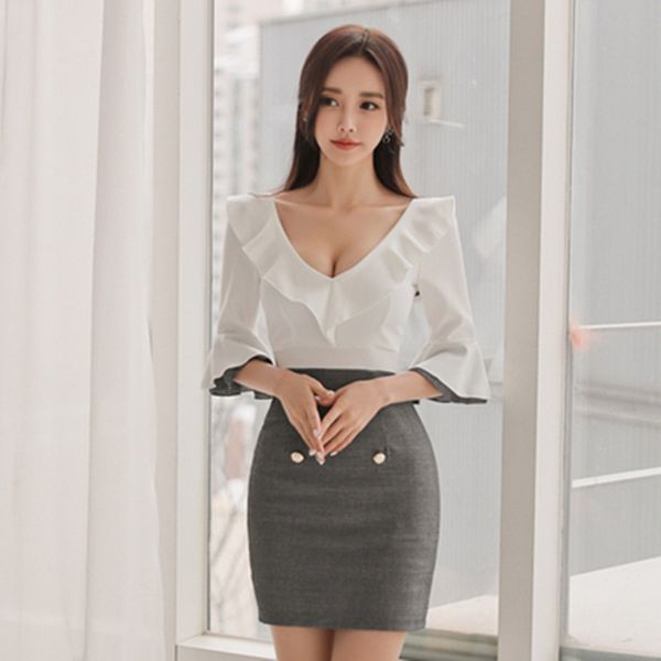 summer women temperament single breasted splicing short flare sleeve lapel dress women fashion sashes dress, Black;gray
summer women temperament single breasted splicing short flare sleeve lapel dress women fashion sashes dress, Black;gray