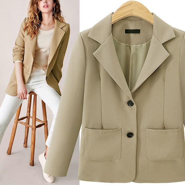 women long-sleeved slim suit all-match small suit jacket women blazer blazers feminino mujeres abrigos ropa de mujer coat, White;black
women long-sleeved slim suit all-match small suit jacket women blazer blazers feminino mujeres abrigos ropa de mujer coat, White;black