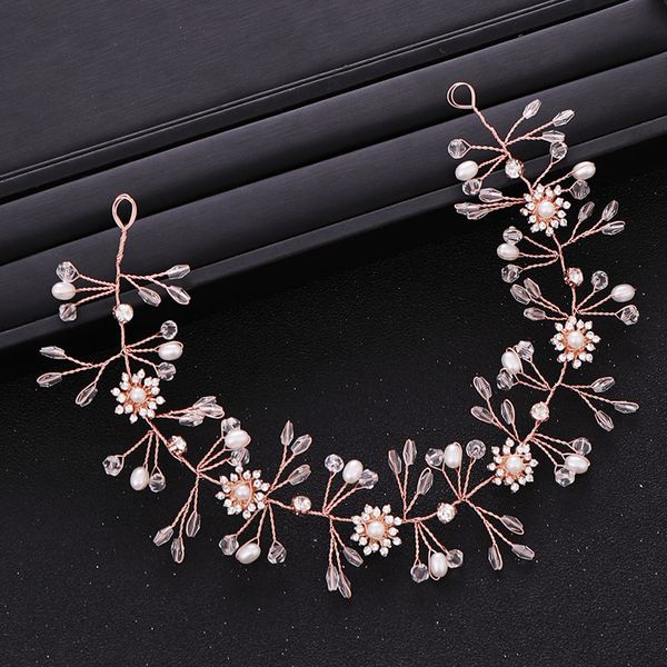 bridal hair accessories rose gold pearl headband for wedding headpieces hair vine leaf jewelry wedding accessories, Golden;silver
bridal hair accessories rose gold pearl headband for wedding headpieces hair vine leaf jewelry wedding accessories, Golden;silver