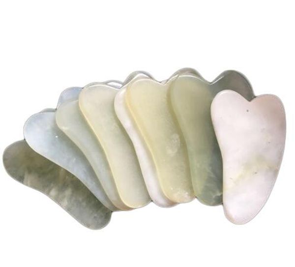 natural gua sha board green jade stone guasha cure acupuncture massage tool body face relaxation beauty health care tool
natural gua sha board green jade stone guasha cure acupuncture massage tool body face relaxation beauty health care tool