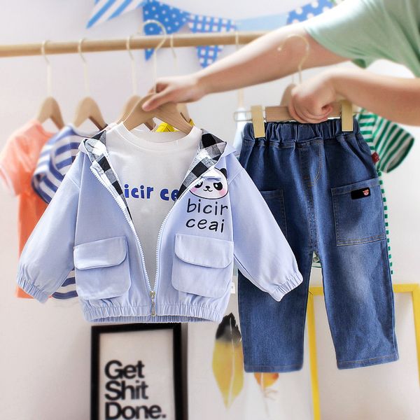 children boys clothing sets spring autumn kid boys clothes sets cotton jacket denim pants 3pcs toddler clothes suit, White
children boys clothing sets spring autumn kid boys clothes sets cotton jacket denim pants 3pcs toddler clothes suit, White