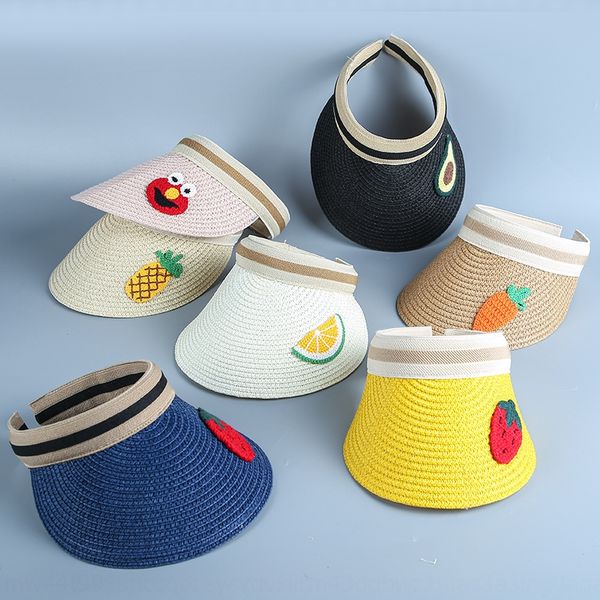 2020 fruit straw new children's empty straw cartoon fruit sun-proof sunshade beach hat baby sun hat, Blue;gray
2020 fruit straw new children's empty straw cartoon fruit sun-proof sunshade beach hat baby sun hat, Blue;gray