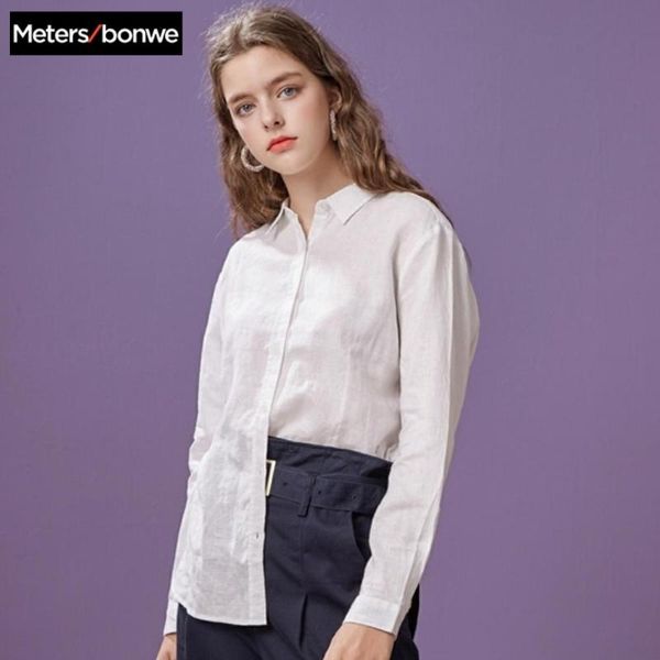 metersbonwe blouses women's clothing spring and autumn new fashion school style long sleeve shirt, White
metersbonwe blouses women's clothing spring and autumn new fashion school style long sleeve shirt, White