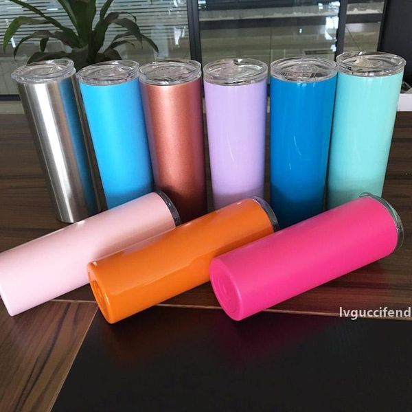 new 20oz stainless steel skinny tumbler with lid and straw double wall vacuum insulated straight cup coffee mugs
new 20oz stainless steel skinny tumbler with lid and straw double wall vacuum insulated straight cup coffee mugs
