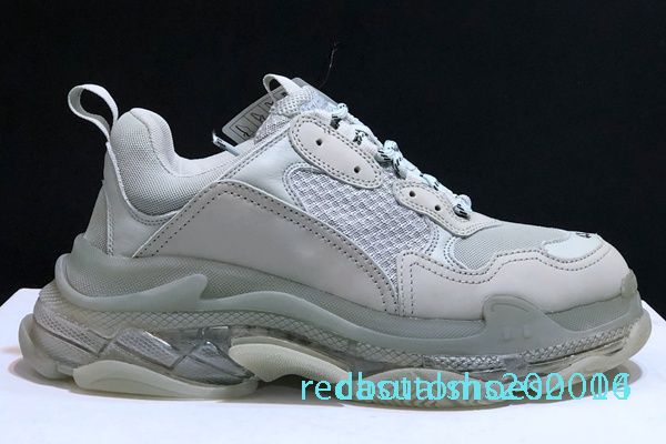 2020 fashion crystal bottom paris 17fw triple s clear sole mens designer sneakers vintage dad platform women luxury casual trainers c14, Black
2020 fashion crystal bottom paris 17fw triple s clear sole mens designer sneakers vintage dad platform women luxury casual trainers c14, Black