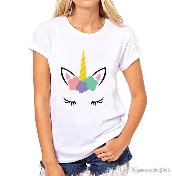 women t-shirt crew nrck short sleeve various animal lovely unicorn 3d digital print & tees casual shirt size s-2xl t2, White
women t-shirt crew nrck short sleeve various animal lovely unicorn 3d digital print & tees casual shirt size s-2xl t2, White