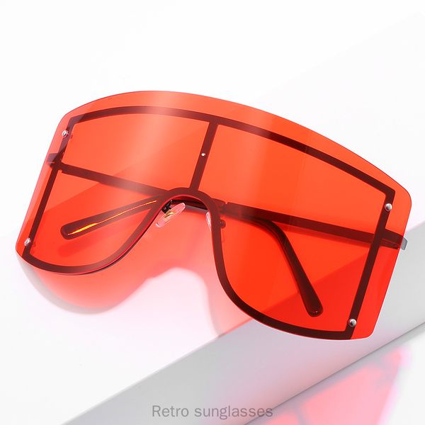 oversized shield sunglasses women big frame alloy one piece cool sun glasses women pink color eyewear fml, White;black
oversized shield sunglasses women big frame alloy one piece cool sun glasses women pink color eyewear fml, White;black
