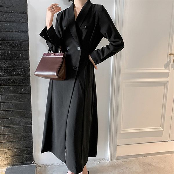 fashion coat lady office outerwear 2020 autumn black korean long women trench coat double breasted belted storm flaps dress, Tan;black
fashion coat lady office outerwear 2020 autumn black korean long women trench coat double breasted belted storm flaps dress, Tan;black