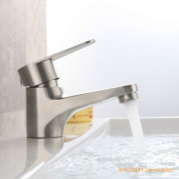 304 stainless steel thickened single cold basin faucet upward opening handle wash basin faucet bathroom outdoor garden toilet brushed nickel
304 stainless steel thickened single cold basin faucet upward opening handle wash basin faucet bathroom outdoor garden toilet brushed nickel