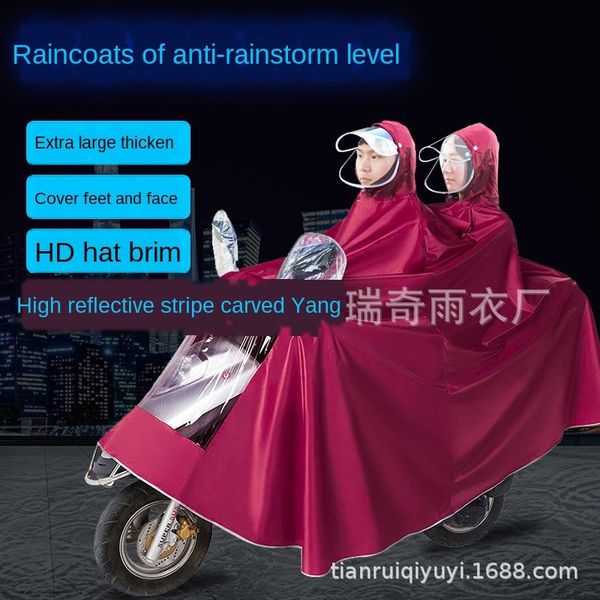 battery car raincoat poncho motorcycle oxford motorcycle riding thickened with mirror cover oxford cloth durable rainproof, Red;brown
battery car raincoat poncho motorcycle oxford motorcycle riding thickened with mirror cover oxford cloth durable rainproof, Red;brown