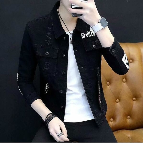 spring 2020 slim denim jackets mens biker hip hop ribbons destroy ripped jeans jacket for men streetwear white/red/black, Black;brown
spring 2020 slim denim jackets mens biker hip hop ribbons destroy ripped jeans jacket for men streetwear white/red/black, Black;brown