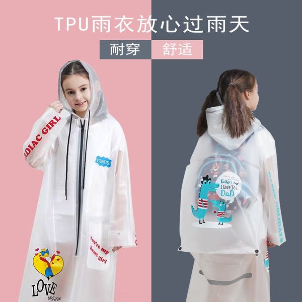 ide4y korean style children's raincoat poncho student raincoat men and women cloak cloak lengthened thickened primary and secondary sch, Red;brown
ide4y korean style children's raincoat poncho student raincoat men and women cloak cloak lengthened thickened primary and secondary sch, Red;brown