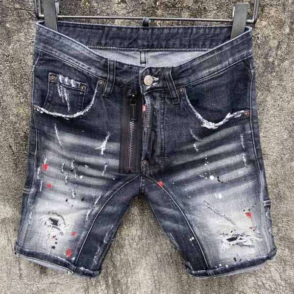 dsenqi new men jeans for shorts jeans pants outwear man 2101, Blue