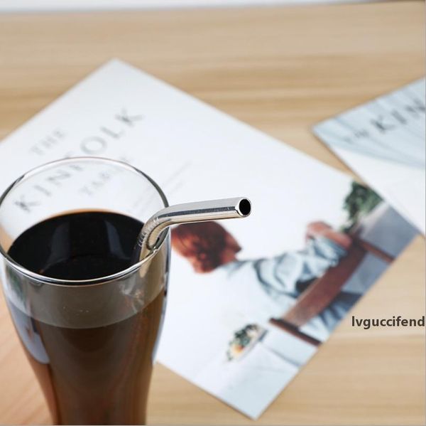 215mm drinking straw bend stainless steel straw reusable bent drinking tool silicone straw eco-friendly food grade sucker
215mm drinking straw bend stainless steel straw reusable bent drinking tool silicone straw eco-friendly food grade sucker