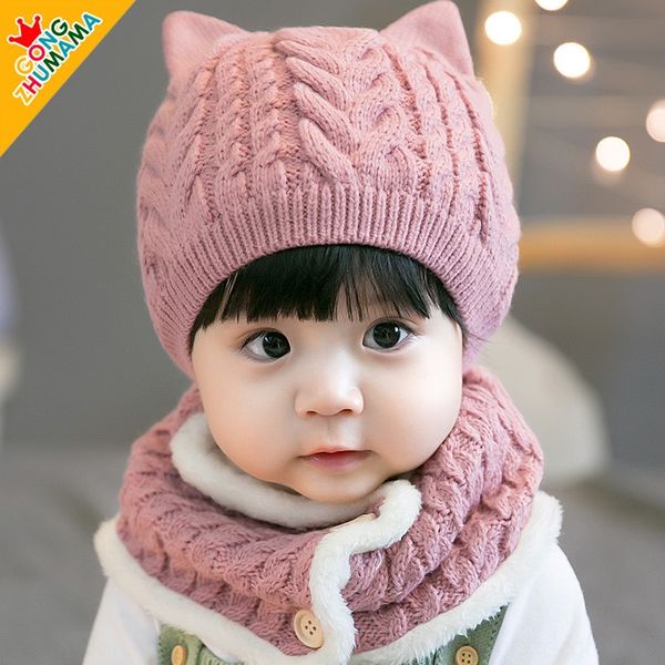 2019 new baby wool baby hat puppy linen wool cap set hat plush cap, Blue;gray
2019 new baby wool baby hat puppy linen wool cap set hat plush cap, Blue;gray