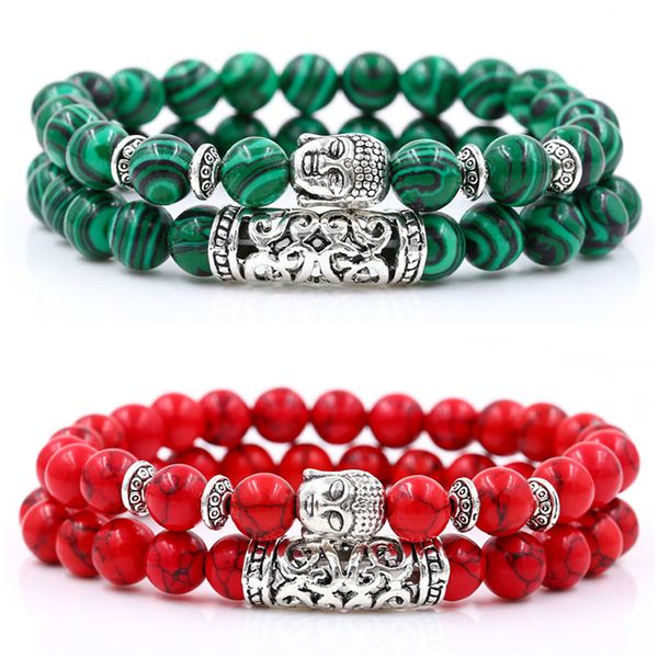 2pcs/set buddha head charm natural 8mm stone beads bracelet sets for women men braiding macrame bracelet set charm bangle, Golden;silver
2pcs/set buddha head charm natural 8mm stone beads bracelet sets for women men braiding macrame bracelet set charm bangle, Golden;silver