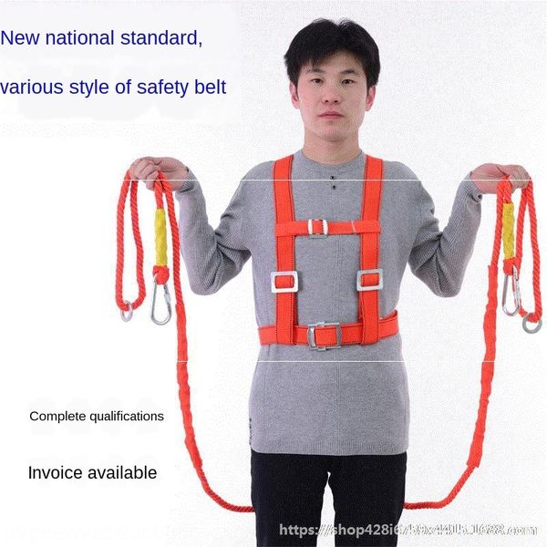 construction construction site safety belt national standard double back european-style 5.1-body aerial work safety belt
construction construction site safety belt national standard double back european-style 5.1-body aerial work safety belt