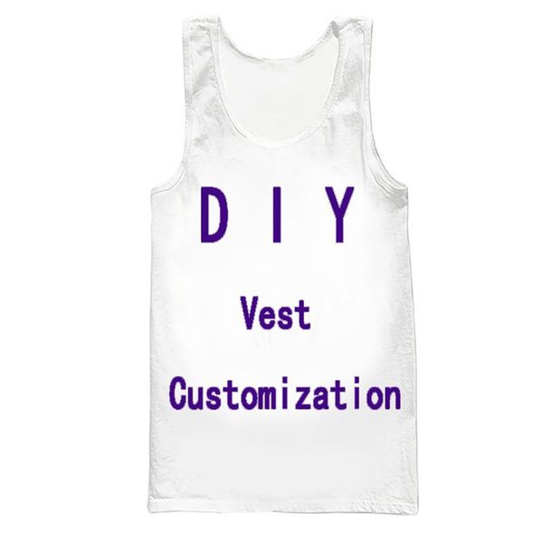 cloocl diy customize tank personality design vest 3d print own image p star anime casual outfits, White;black
cloocl diy customize tank personality design vest 3d print own image p star anime casual outfits, White;black