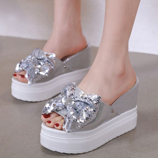 shoes increased internal peep toe slippers women summer platform luxury slides pantofle heeled mules on a wedge designer 2020, Black
shoes increased internal peep toe slippers women summer platform luxury slides pantofle heeled mules on a wedge designer 2020, Black