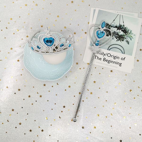 frozen children princess crown magic toy wand two-piece set children crown wand cartoon toy, Slivery;white
frozen children princess crown magic toy wand two-piece set children crown wand cartoon toy, Slivery;white