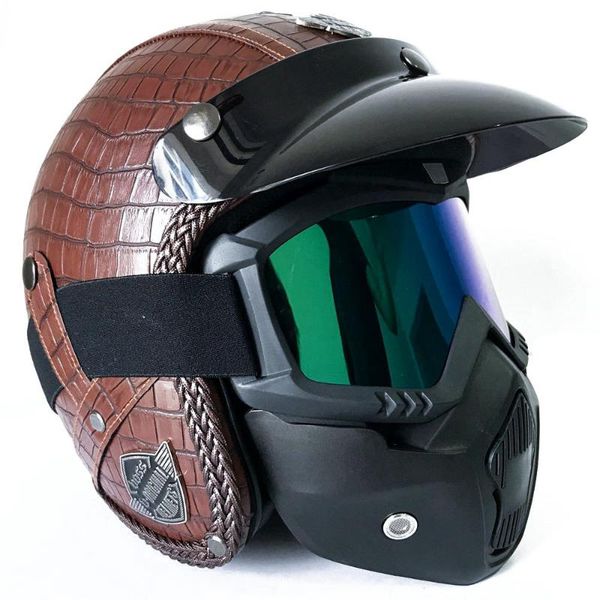 motorcycle helmets open face 3/4 pu leather helmet cool personalized vintage retro moto bike motocross for ladies gentelment
motorcycle helmets open face 3/4 pu leather helmet cool personalized vintage retro moto bike motocross for ladies gentelment